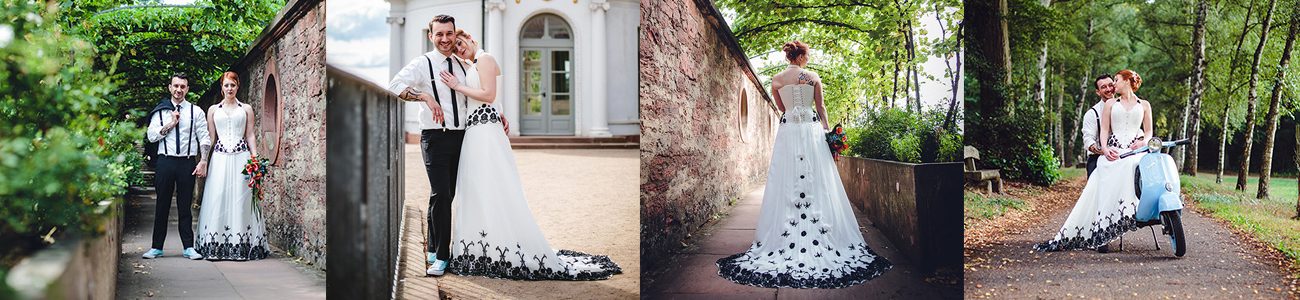 Brautkleid mit Korsett