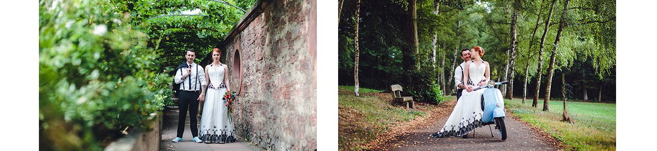 Brautkleid mit Korsett