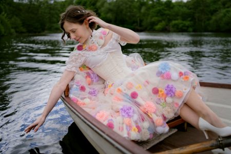 Blumen-Brautkleid, Foto Louis Dieffenbach, Augenbli_ck