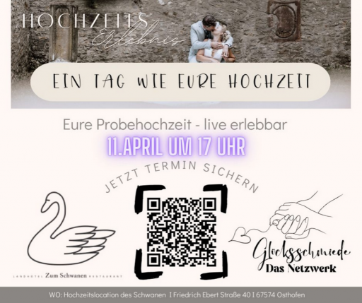 Hochzeit auf Probe im Landhotel Zum Schwanen